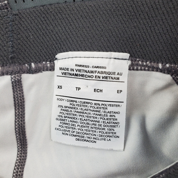 Nike Pro Legging Gray White XS - Picture 6 of 9